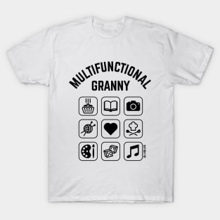 Multifunctional Granny (9 Icons) T-Shirt